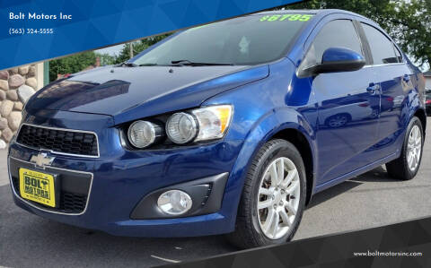 2013 Chevrolet Sonic for sale at Bolt Motors Inc in Davenport IA