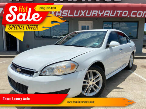 2013 Chevrolet Impala for sale at Texas Luxury Auto in Cedar Hill TX