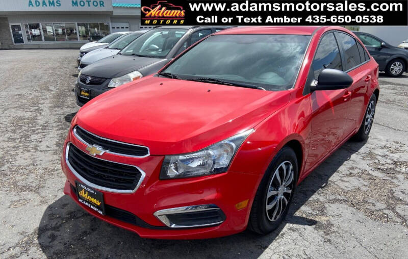2015 Chevrolet Cruze for sale at Adams Motors Sales in Price UT