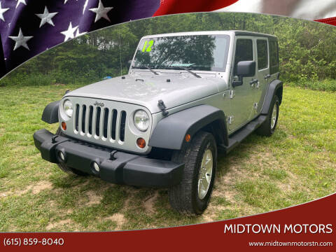 2012 Jeep Wrangler Unlimited for sale at Midtown Motors in Greenbrier TN