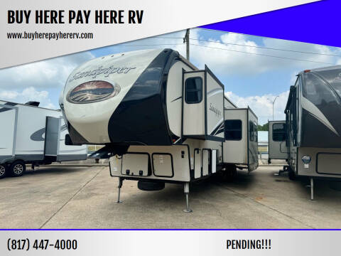 2017 Forest River Sandpiper 381RBOK for sale at BUY HERE PAY HERE RV in Burleson TX