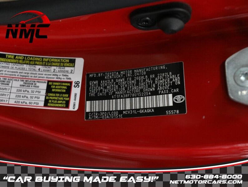 2008 Toyota Camry Solara SLE V6