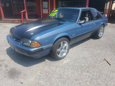 1989 Ford Mustang for sale at Bailey Family Auto Sales in Lincoln AR
