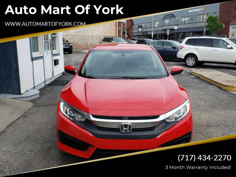 2018 Honda Civic for sale at Auto Mart Of York in York PA