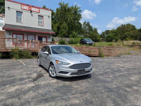 2018 Ford Fusion Hybrid for sale at CARS ON BUDGET in Joliet IL