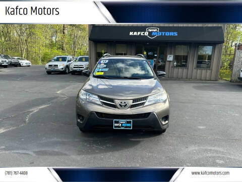 2013 Toyota RAV4 for sale at Kafco Motors in Holbrook MA