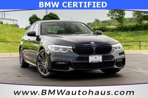 2020 BMW 5 Series for sale at Autohaus Group of St. Louis MO - 3015 South Hanley Road Lot in Saint Louis MO