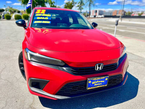 2022 Honda Civic for sale at Midtown Motors in San Jose CA