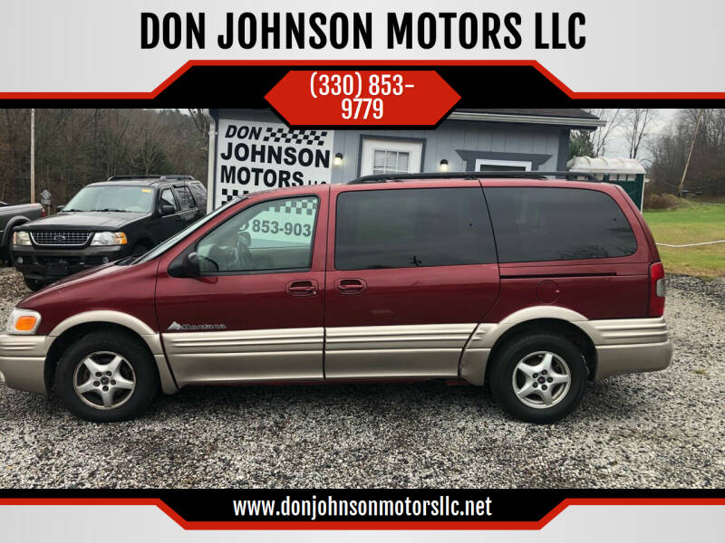 2002 Pontiac Montana for sale at DON JOHNSON MOTORS LLC in Lisbon OH