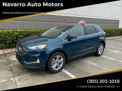 2020 Ford Edge for sale at Navarro Auto Motors in Hialeah FL