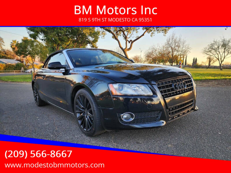 2012 Audi A5 for sale at BM Motors Inc in Modesto CA