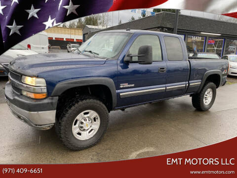 2002 Chevrolet Silverado 2500HD for sale at EMT MOTORS LLC in Portland OR