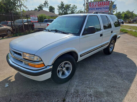 1998 Chevrolet Blazer for sale at G&J Car Sales in Houston TX