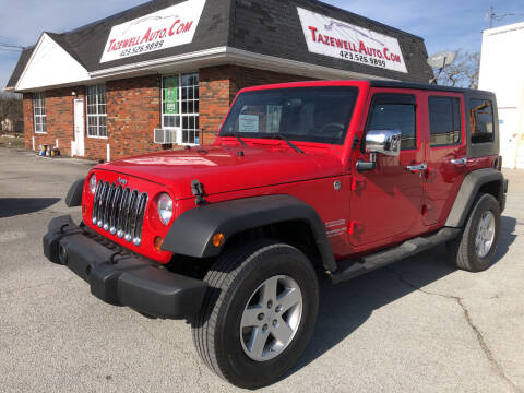 2010 Jeep Wrangler Unlimited for sale at tazewellauto.com in Tazewell TN