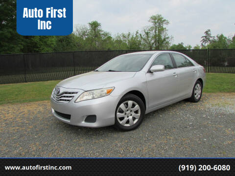 2010 Toyota Camry for sale at Auto First Inc in Durham NC