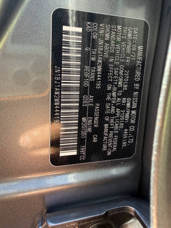 2021 Nissan Rogue Sport S