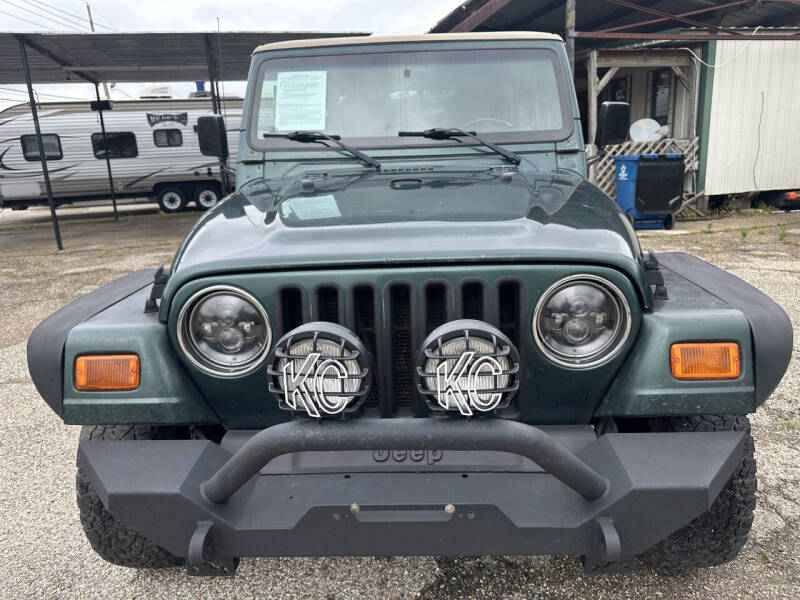 Used 2000 Jeep Wrangler SPORT with VIN 1J4FA49S7YP749281 for sale in Marshall, TX