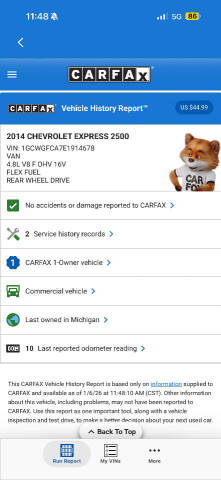 2014 Chevrolet Express 2500