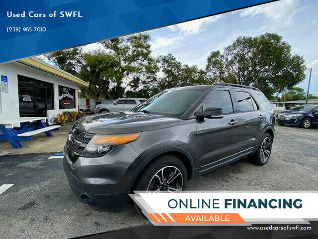 2015 Ford Explorer for sale at Used Cars of SWFL in Fort Myers FL