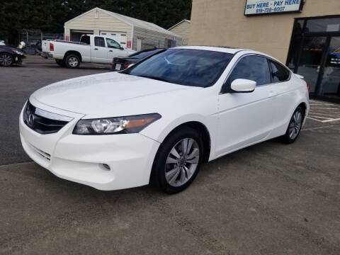 2011 Honda Accord for sale at Pinnacle Acceptance Corp. in Franklinton NC