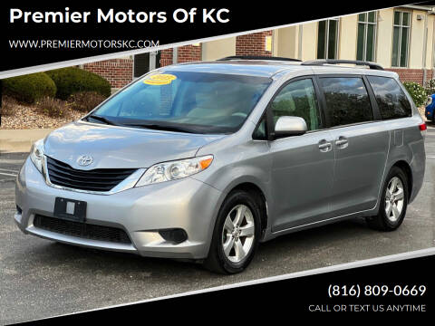 2013 Toyota Sienna for sale at Premier Motors of KC in Kansas City MO