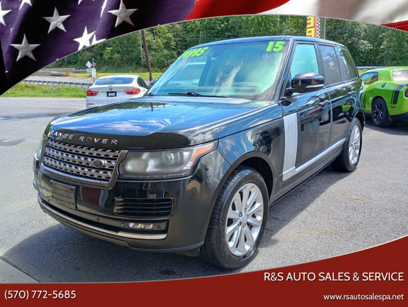 2015 Land Rover Range Rover for sale at R&S Auto Sales & SERVICE in Linden PA