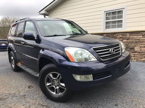 2008 Lexus GX 470 for sale at NO FULL COVERAGE AUTO SALES LLC in Austell GA