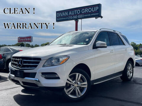 2014 Mercedes-Benz M-Class for sale at Divan Auto Group in Feasterville Trevose PA