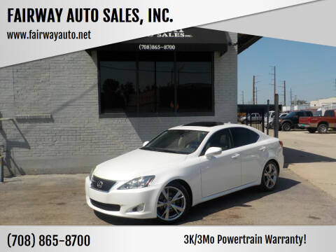 2010 Lexus IS 250 for sale at FAIRWAY AUTO SALES, INC. in Melrose Park IL