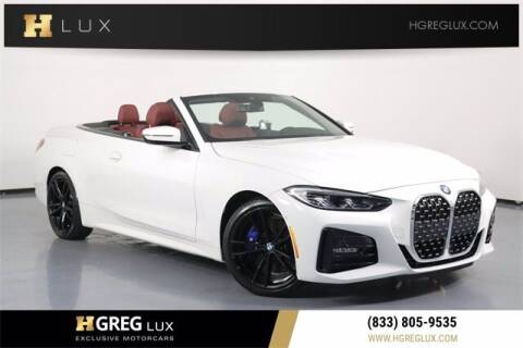 2021 BMW 4 Series for sale at HGREG LUX EXCLUSIVE MOTORCARS in Pompano Beach FL