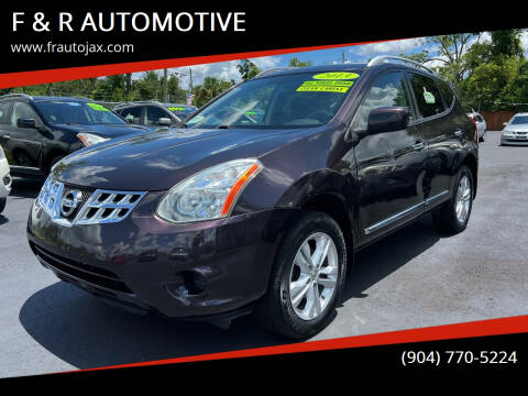 2013 Nissan Rogue for sale at F & R AUTOMOTIVE in Jacksonville FL