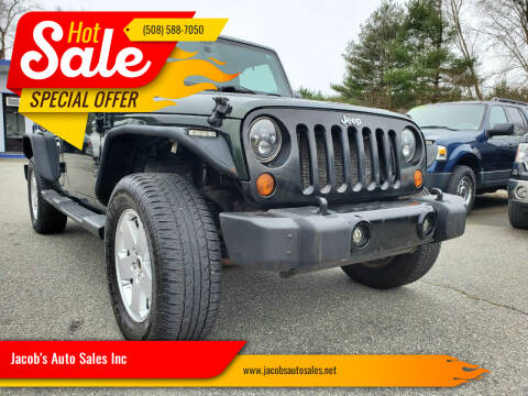 2011 Jeep Wrangler Unlimited for sale at Jacob's Auto Sales Inc in West Bridgewater MA
