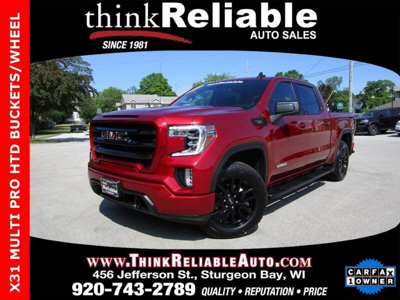 2021 GMC Sierra 1500 for sale at RELIABLE AUTOMOBILE SALES, INC in Sturgeon Bay WI