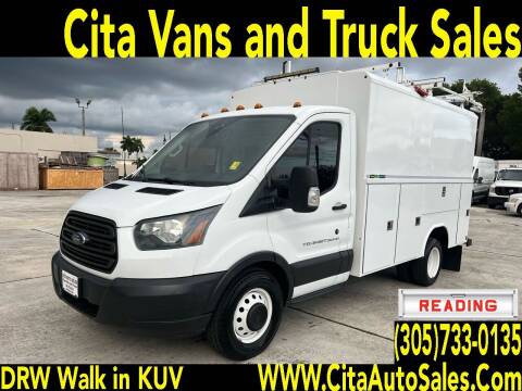 2016 FORD TRANSIT T350 DRW WALK IN ENCLOSED UTILITY TRUCK *KUV* for sale at Cita Auto Sales in Medley FL