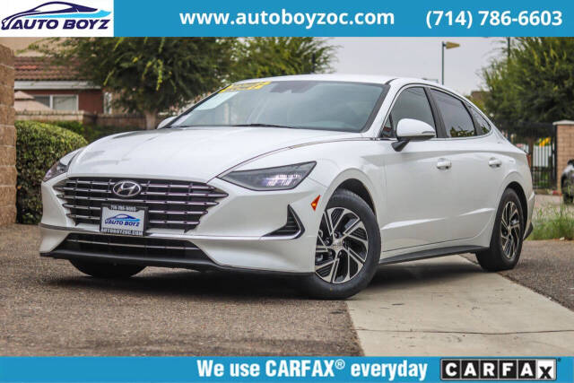 2021 Hyundai SONATA Hybrid for sale at Auto Boyz in Garden Grove, CA