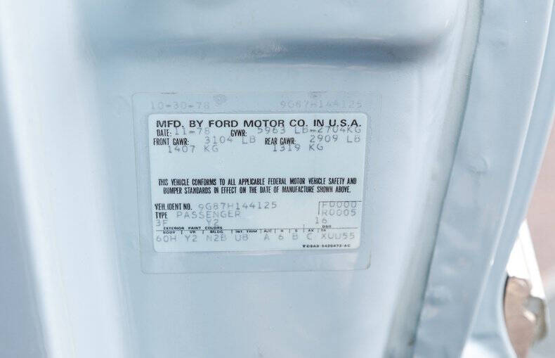 1979 Ford Thunderbird