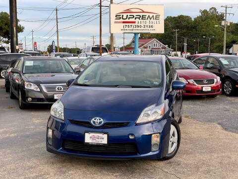 2011 Toyota Prius for sale at Supreme Auto Sales in Chesapeake VA