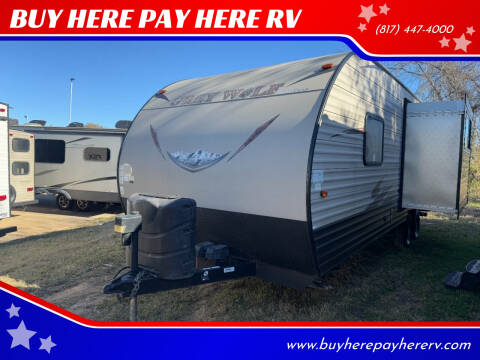 2017 Forest River Grey Wolf 23BD for sale at BUY HERE PAY HERE RV in Burleson TX