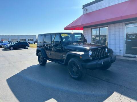 2015 Jeep Wrangler Unlimited for sale at Everyone's Financed At Borgman - BORGMAN OF HOLLAND LLC in Holland MI