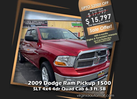 2009 Dodge Ram 1500 for sale at Virginia Auto Mall in Woodford VA