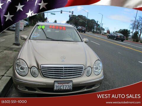 2004 Mercedes-Benz E-Class for sale at West Auto Sales in Belmont CA