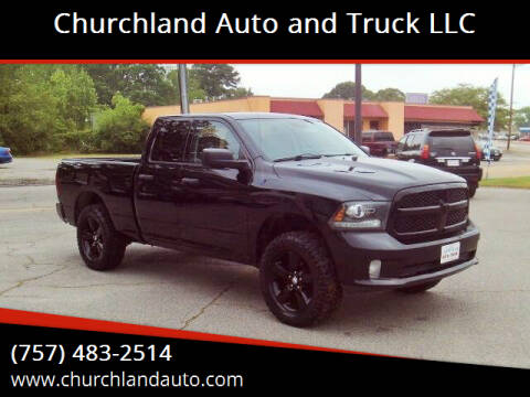 2013 RAM Ram Pickup 1500 for sale at Churchland Auto and Truck LLC in Portsmouth VA