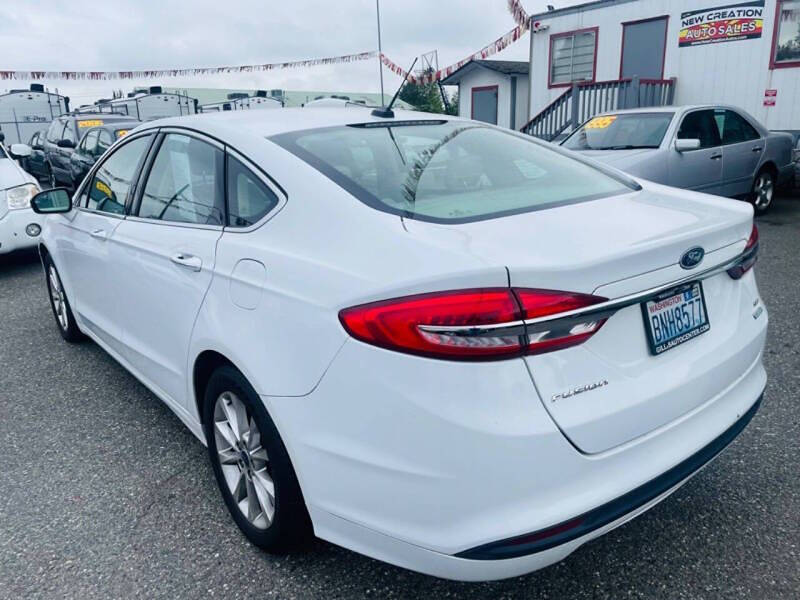 2017 Ford Fusion for sale at New Creation Auto Sales in Everett, WA