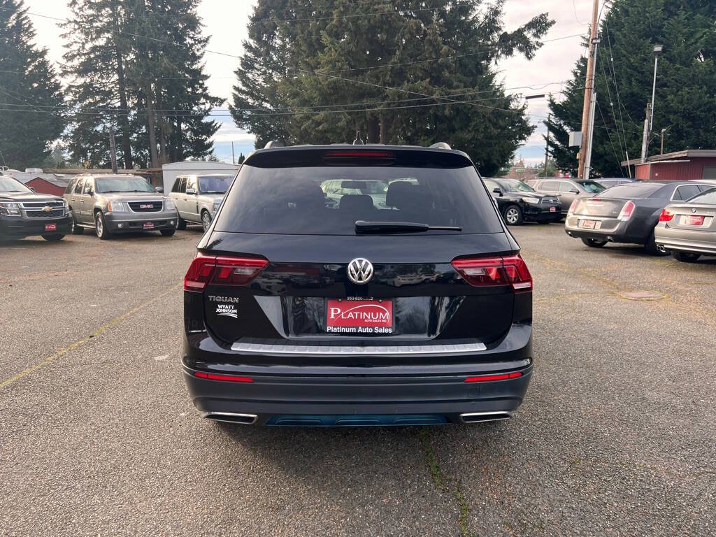 2020 Volkswagen Tiguan for sale at PLATINUM AUTO SALES INC in Lacey, WA