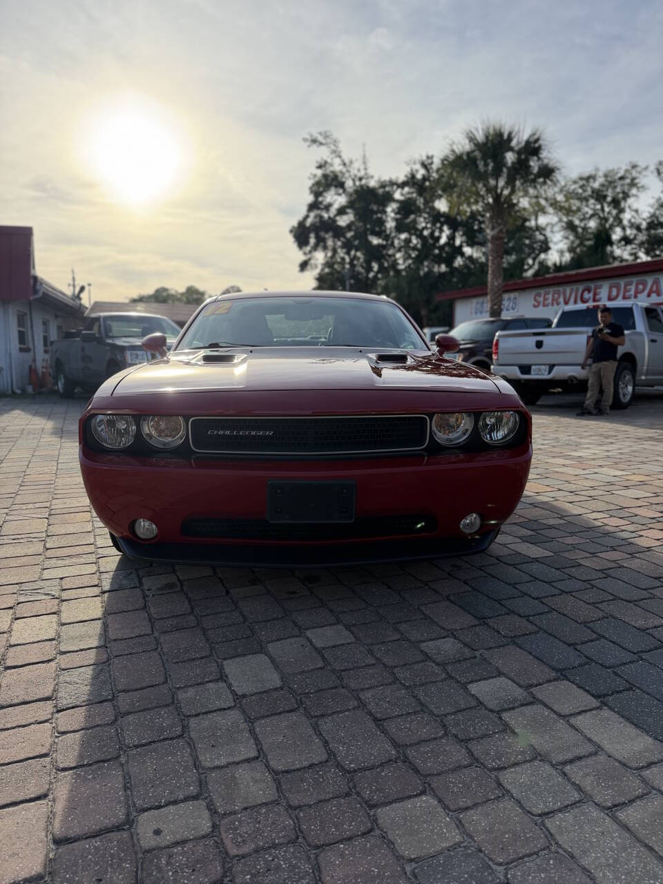 Red 2012 Dodge Challenger SXT Plus SXT Plus 2dr Coupe 2
