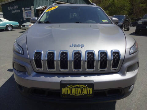 2016 Jeep Cherokee for sale at MOUNTAIN VIEW AUTO in Lyndonville VT