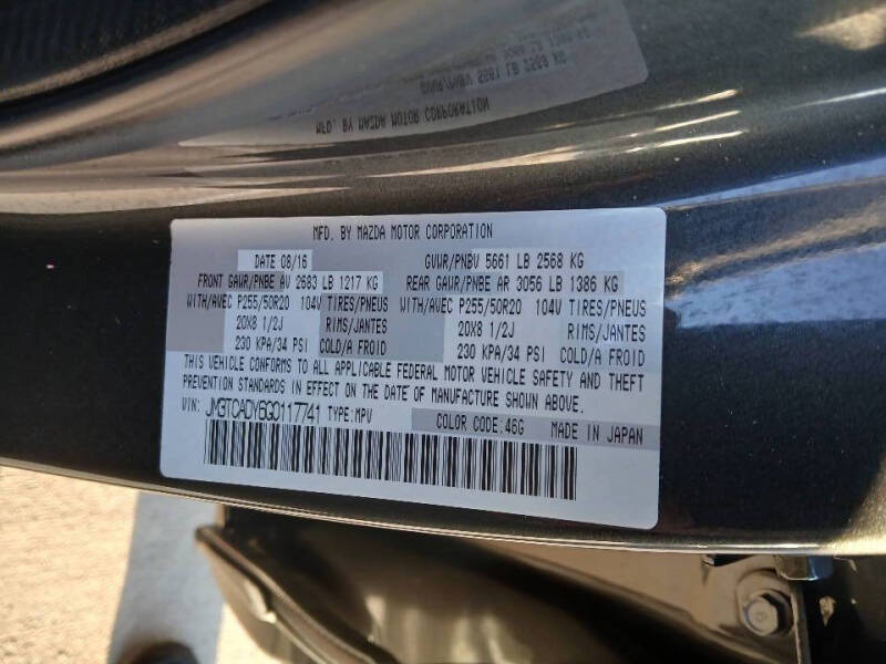 2016 Mazda CX-9 Grand Touring