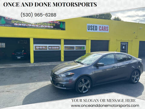 2014 Dodge Dart for sale at Once and Done Motorsports in Chico CA