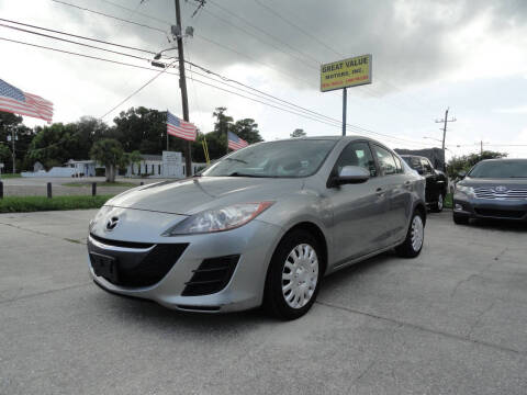 2010 Mazda MAZDA3 for sale at GREAT VALUE MOTORS in Jacksonville FL