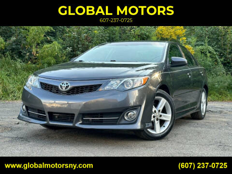 2012 Toyota Camry for sale at GLOBAL MOTORS in Binghamton NY